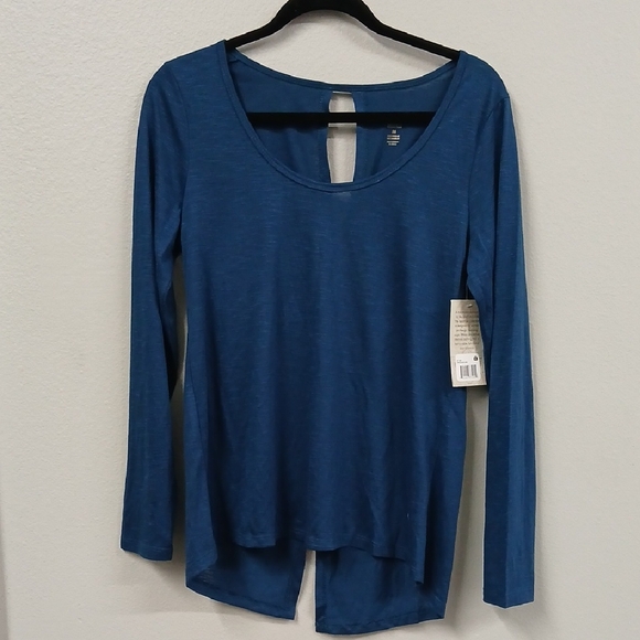 Balance Collection Tops - Balance Collection Teal Long Sleeve Top